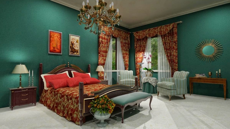 Обои для спальни комбинированные зеленых тонов (50 фото) - красивые картинки и HD фото