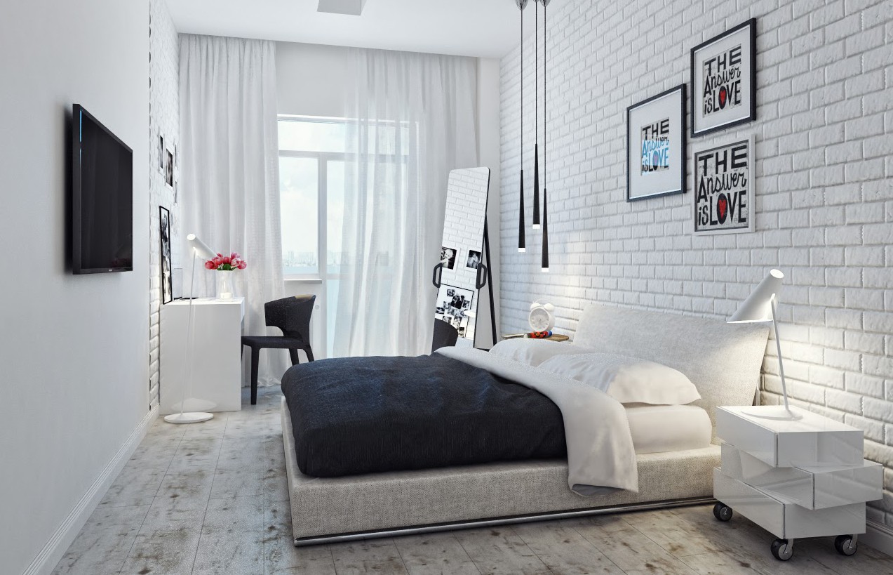 Белый лофт: особенности дизайна квартир в этом стиле, фото с примерами светлых интерьеров спален, кухонь и гостиных, какой цвет дерева и кирпича выбрать для отделки