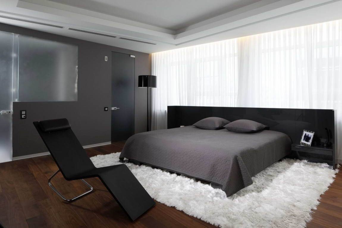 Спальня в стиле хай-тек: обтекаемые формы, функциональность и сдержанность в интерьере, фото дизайна, выбор мебели и текстиля, как оформить маленькую комнату?